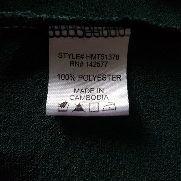Haute Monde Off The Shoulder Forest Green Blouse M - Picture 7 of 7